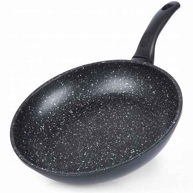 Granitová pánev 28 cm, nepřilnavá, indukční, černá