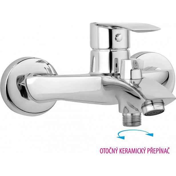 JB Sanitary Vanová nástěnná baterie HEDA, rozteč 150 mm C10 50 00