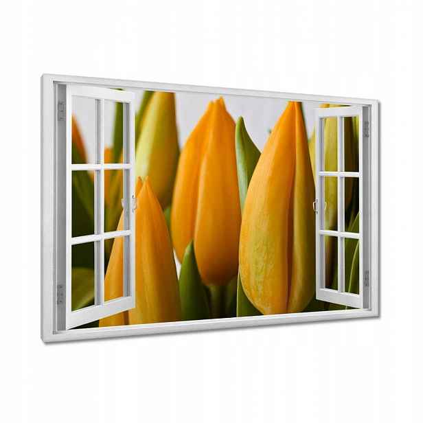 Obrazy 120x80 Žluté tulipány