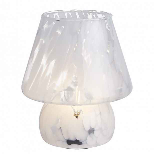 Butlers MISS MARBLE LED Lampa 21,5 cm - bílá