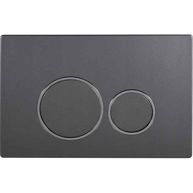 Tlačítko Dopio gun metal pro Wc stojan Geberit Sigma Duofix UP320 UP720