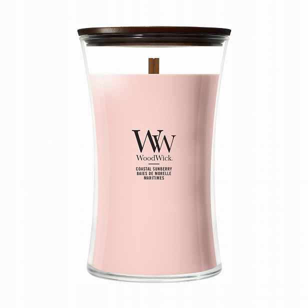 Velká vonná svíčka WoodWick Coastal Sunberry