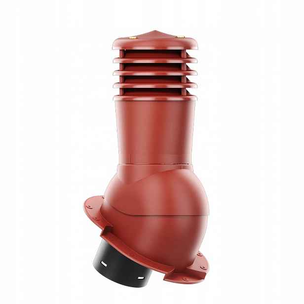 Větrací komín Smartline kaprařina fi 150 mm nezateplený červený