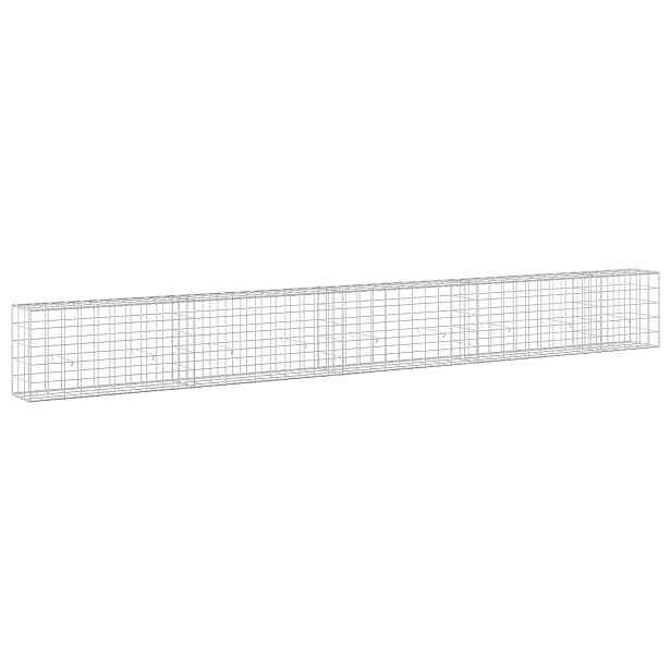 vidaXL Gabion s drátem 3,5 mm a síťkou 10x10 cm 450x30x50 cm