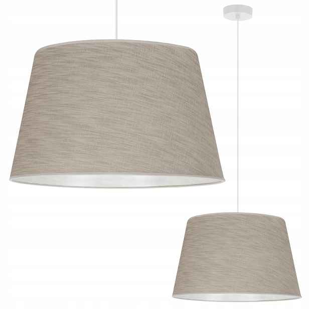 Závěsné Stropní Svítidlo Béžová S Lustrem Boho Stínidlo Do Obývacího Pokoje Ložnice Velké
