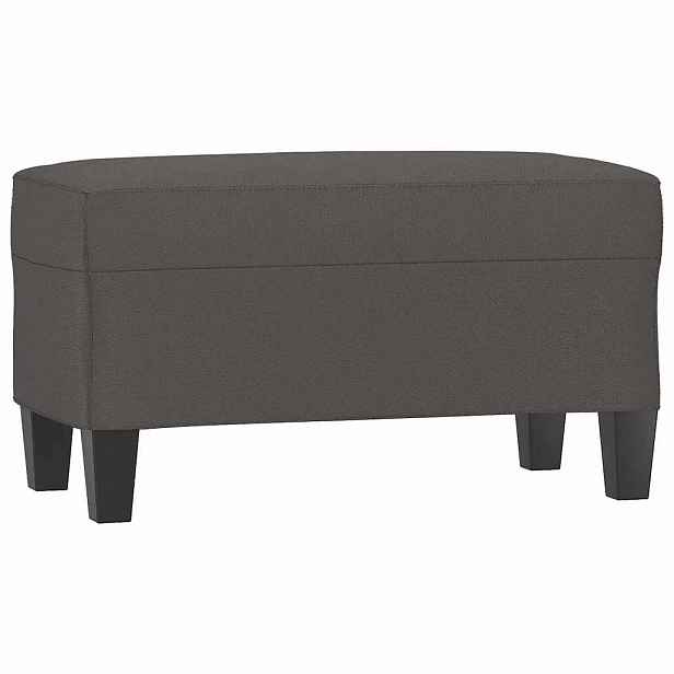 vidaXL Lavice šedá 70x35x41 cm umělá kůže