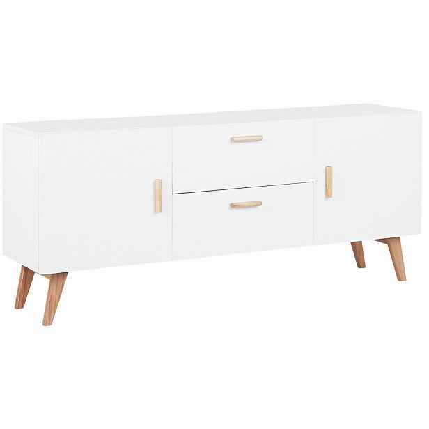 Beliani SIDEBOARD se 2 dveřmi Bílý Meet