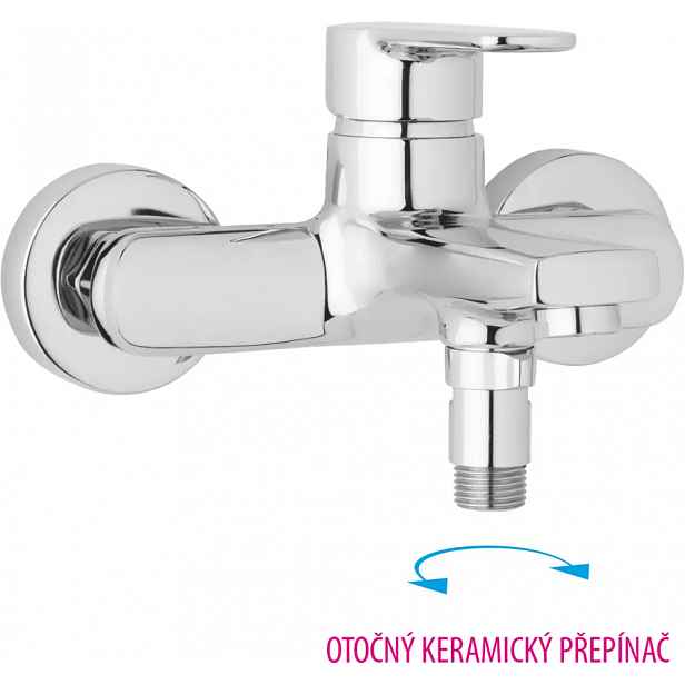 JB Sanitary Vanová nástěnná baterie MIRAM, rozteč 150 mm, bez příslušenství M10 50 00