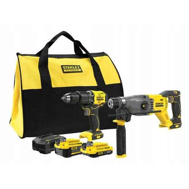 Stanley Vrtačka S Příklepem V20 (SFMCD715 SFMCH900) 1x4,0Ah 1x2,0Ah
