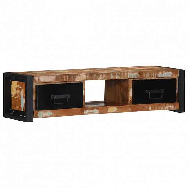 vidaXL TV skříňka 100x30x25 cm masivní recyklované dřevo