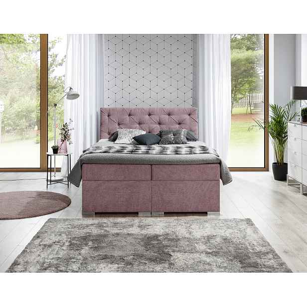 Boxspring Balvin Rozměr: 140 x 200 cm, látka: Soro 61
