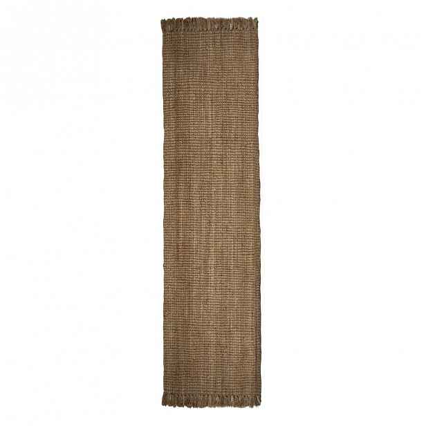 Hnědý jutový koberec Flair Rugs Jute, 60 x 230 cm