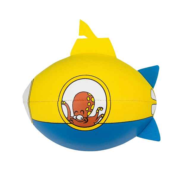 Neoprenový míč do vody SUBMARINE ø 17 cm, žlutý