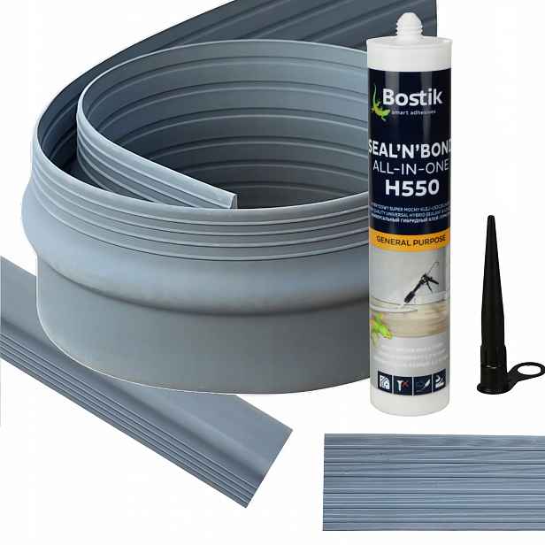 Set Garážové Těsnění 3M Prahové Lepidlo Pro Bránu Epdm 12/86MM 3m