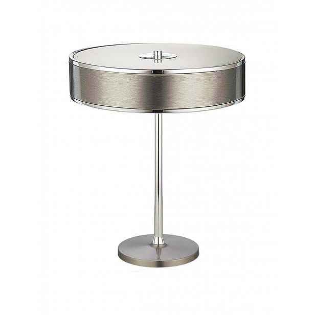 Stolní lampa Jazz Stříbrná Bílá 2xE14 47 cm Stolní lampa do pokoje v domě
