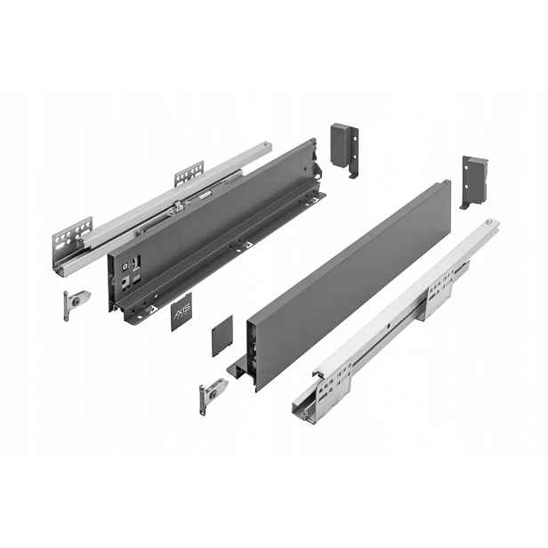 Šuplík Gtv Axis Pro s plným výsuvem L-450 H-68 Antracit