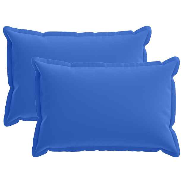 vidaXL Polštář s polštářem HOUTEN 2 ks Královská modrá Polyester