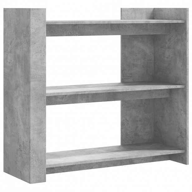 vidaXL Konzolový stolek betonově šedý 100 x 35 x 90 cm dřevotříska