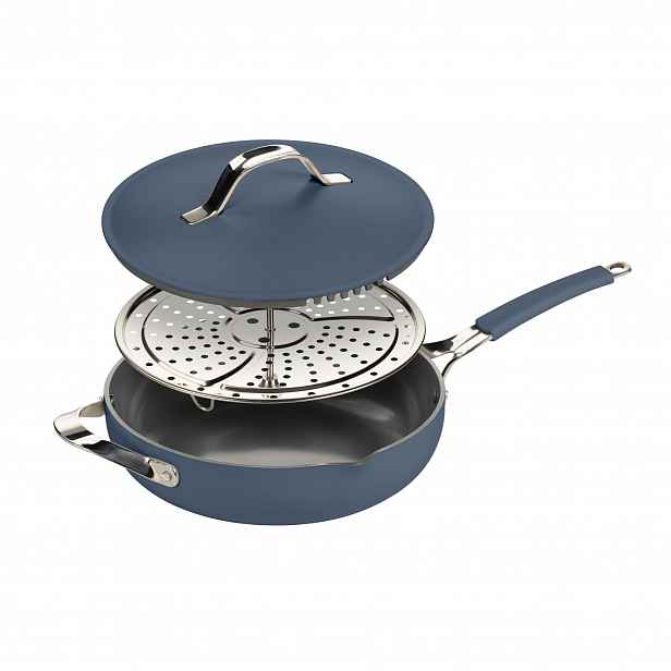 Rosmarino Chef’s Choice All-in-One pánev na vaření v páře, restování a smažení, 28 cm