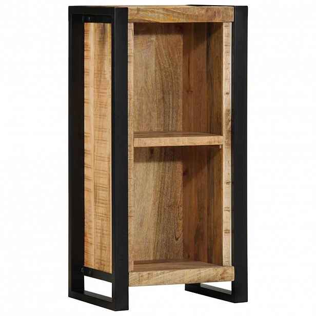 vidaXL Noční skříňka Hnědá 40 x 30 x 80 cm Masivní magnovníkové dřevo