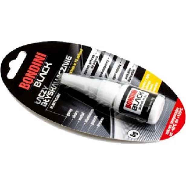 Vteřinové lepidlo BONDINI BLACK 6g