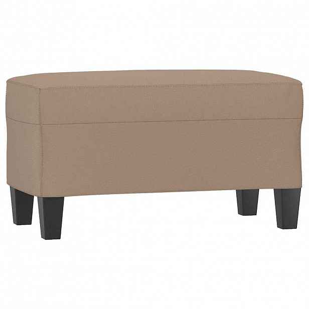 vidaXL Lavice cappuccino 70x35x41 cm umělá kůže
