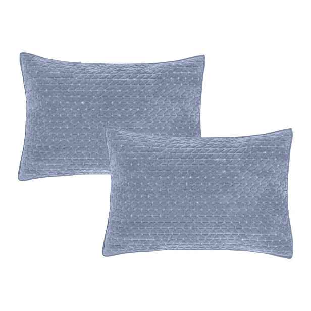 Povlaky na polštáře v sadě 2 ks 50x75 cm Attica Velvet Embroidered – Bianca