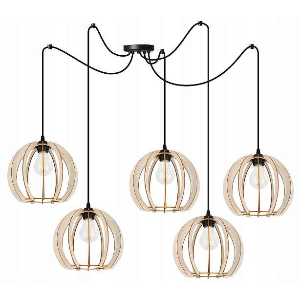 Závěsné Stropní Svítidlo Dřevěný Lustr Moderní Boho Do Jídelny