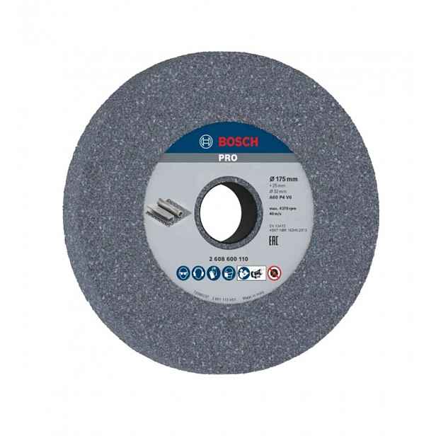 Bosch - Brusný kotouč na kov P60, 175x25x32 mm 2608600110