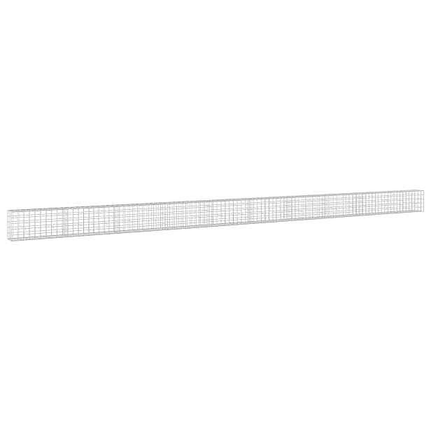 vidaXL Gabion s drátem 3,5 mm a síťkou 10x10 cm 1000x30x50 cm