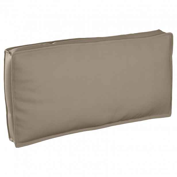 vidaXL Polštář Oxford látka Taupe 120 x 60 x 12 cm