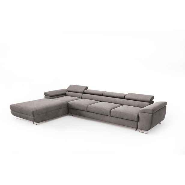 ArtPK Rohová sedací souprava ISABELLA 271 XL | levá Barva: Castel 20 / šedá