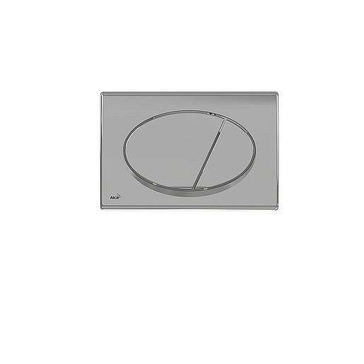 Ovládací tlačítko Alcaplast plast chrom lesk M71