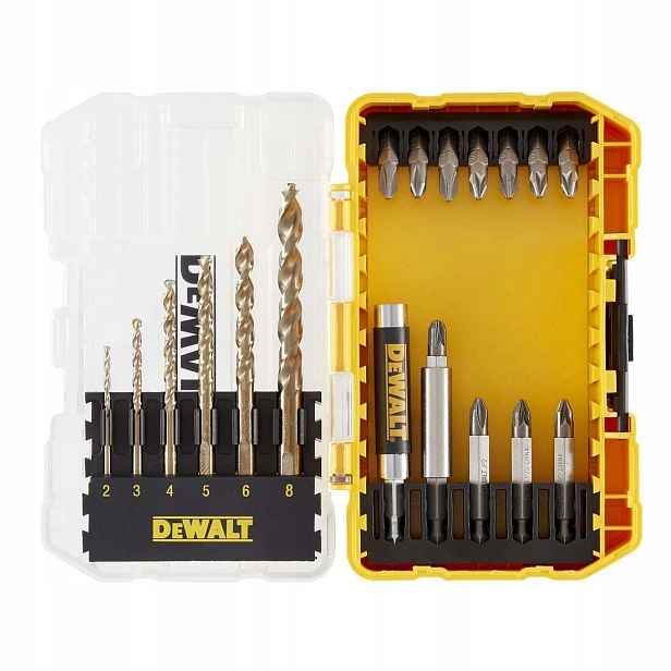 Sada 19 ks bitů 1/4" vrtáky Hss-g EXTREME2 DeWALT [DT70711-QZ]