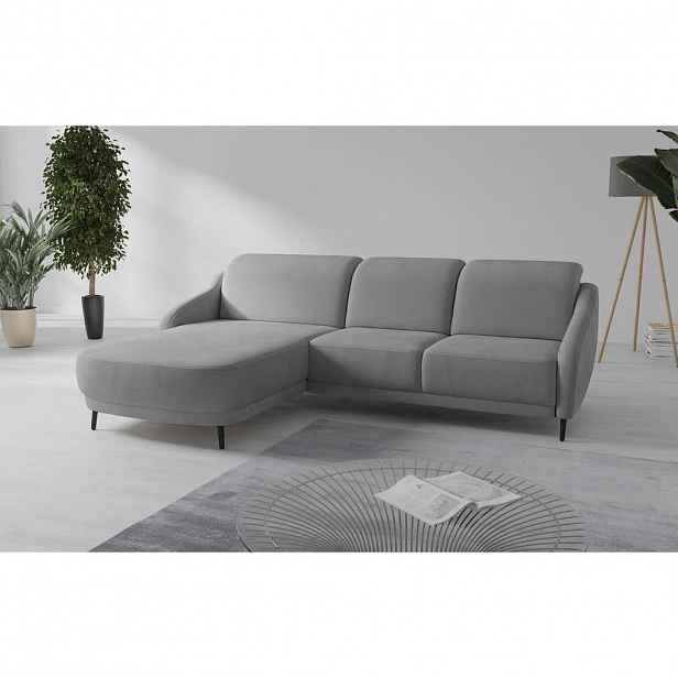 Sit & More ROHOVÁ SEDAČKA, textil, šedá