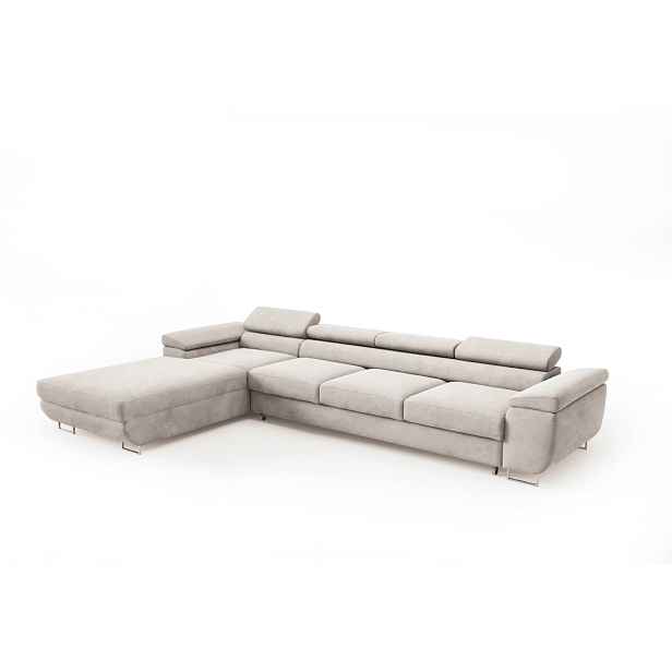 ArtPK Rohová sedací souprava ISABELLA 271 XL | levá Barva: Castel 04 / béžová