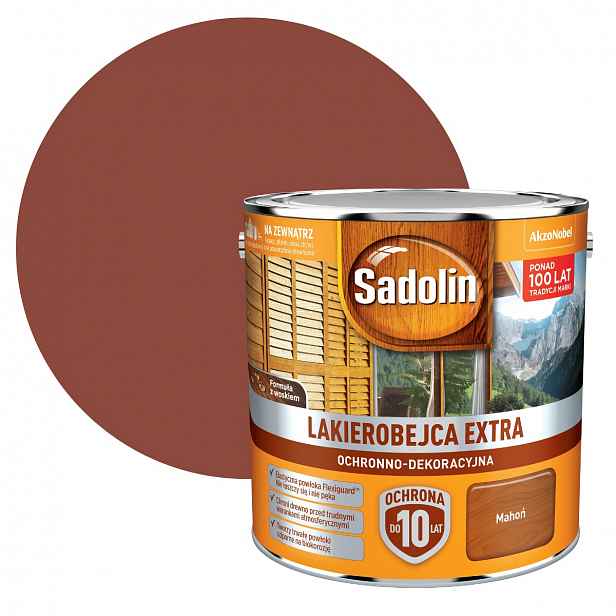 Sadolin Extra 2,5 L Lakovací Nátěr Na Dřevo Mahagon
