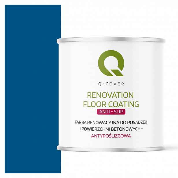Barva Pro Renovaci Betonu Garáže 2,5L Modrá Ral 5005 Uv