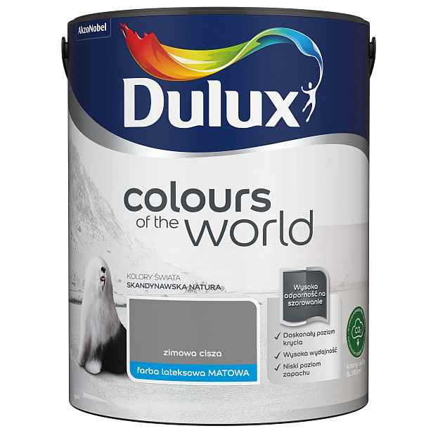 Dulux Colours Of The World Barva Emulzní Barva Zimní Ticho 5L