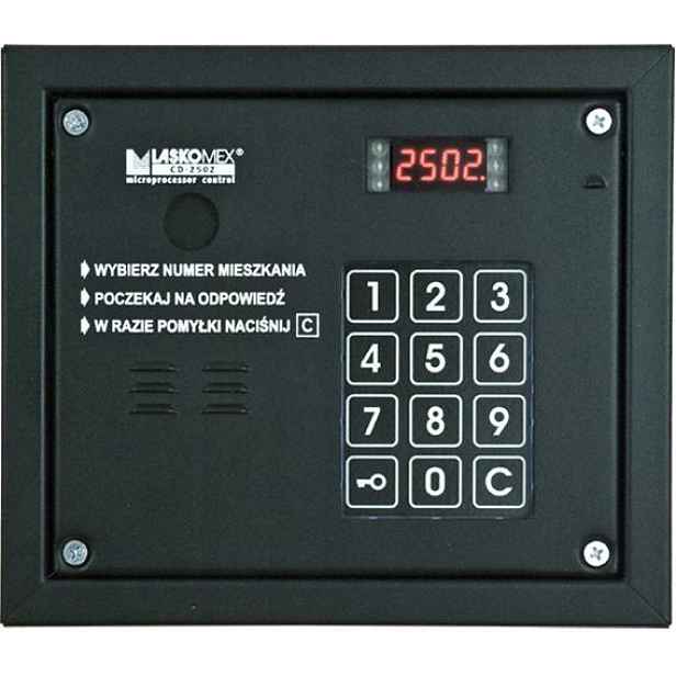 Laskomex CP-2503R černý Audio panel s Rfid čtečkou klíčů