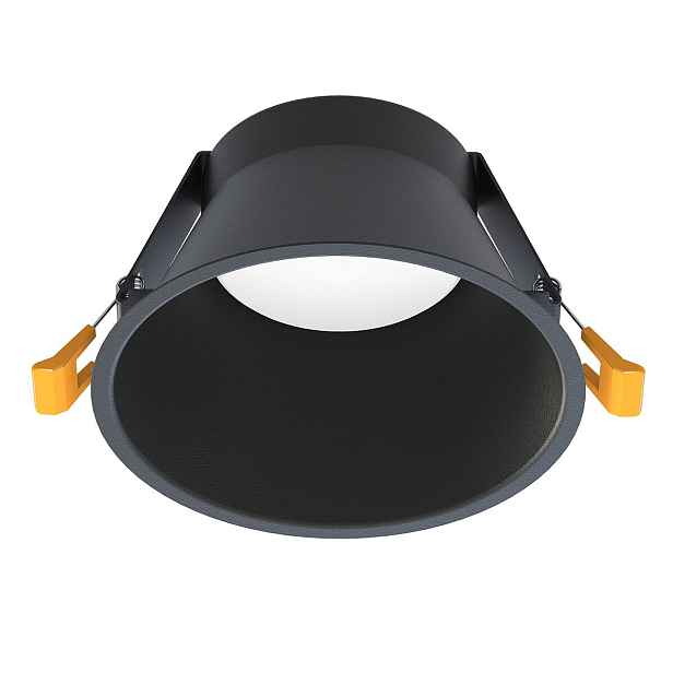 Minimalistická podomítková zapuštěná černá dekorativní lampa Nowodvorski