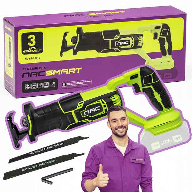 Pila Ocaska Na Dřevo Akumulátorová Pila Pila Ocaska 20V Nac Smart Body