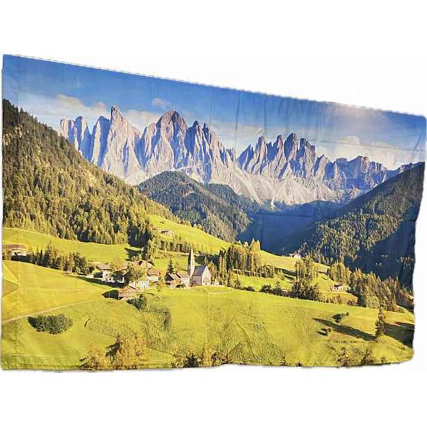 Ubrus na stůl Dům v horách rozměry 150 x 110 cm