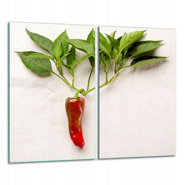 7v1 Skleněná Krájecí Deska 2x 30x52 Paprika