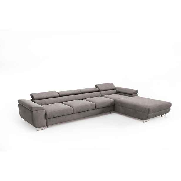 ArtPK Rohová sedací souprava ISABELLA 271 XL | pravá Barva: Castel 20 / šedá