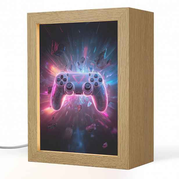 OnlyWow NOČNÍ LAMPIČKA Controller - Neon - Explosion - Abstraktní 15x20 cm