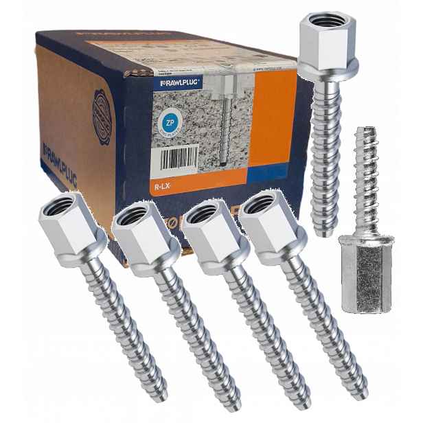 Šrouby Do Betonu Hexagonální Hlava S Vnitřním Závitem M10 M8 6x55mm 100 Ks