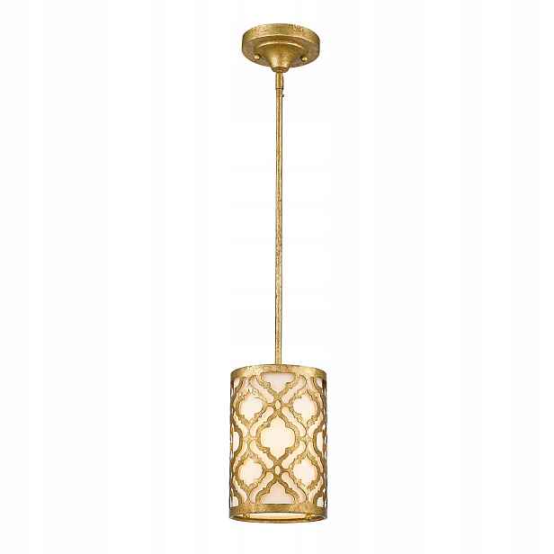 Závěsná lampa hampton bodová zestárlá zlatá nad stůl ostrov Gilded Nola