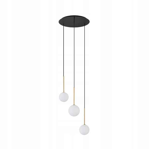 Černá závěsná lampa Karo moderní nad jídelní stůl Nowodvorski