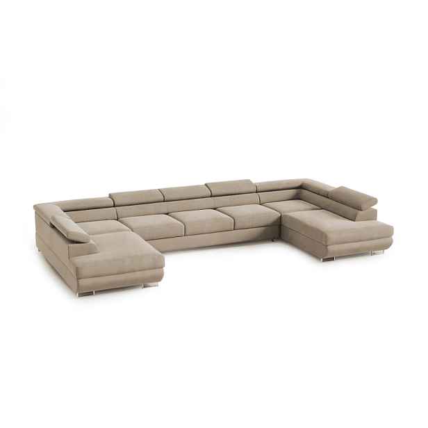 ArtPK Rohová sedací souprava ISABELLA U 160 XL Barva: Béžová / Vogue 02